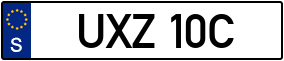 Truck License Plate